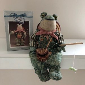 Decorative fishing frog